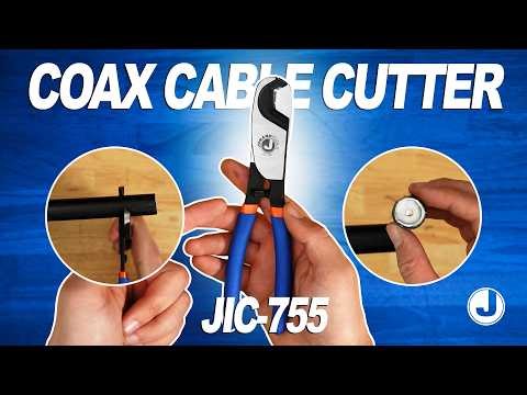 Jonard Tools 1" COAX Cable Cutter (JIC-755) Product Video