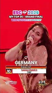 My Top 25: GRAND FINAL - Official UPDATED (After Semi-Finals) ▶️ ESC 2026 🎶😍 #esc2026 #grandfinal