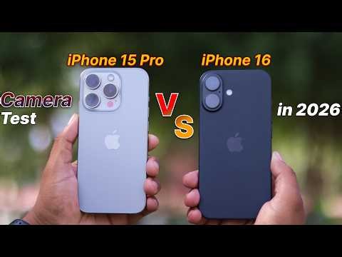 iPhone 16 vs iPhone 15 Pro Camera Comparisons in 2026 🔥Same Price But🤯
