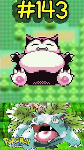 Pokemon Green Sprites - #143 Snorlax!