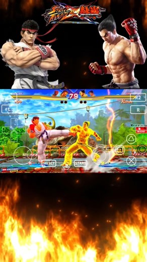 Street Fighter X Tekken PS Vita Android Mobile Gameplay #shorts