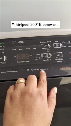 Whirlpool 360°Bloomwash automatic washing machine review #shortvideo #trending #myrandomtopics