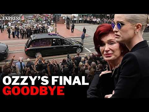 Thousands mourn Ozzy Osbourne at emotional funeral procession in Birmingham