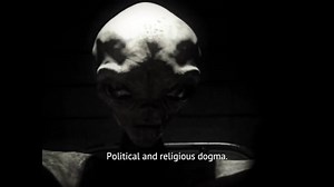 "Alien Interview - Project Blue Book (part 3)" (2016) I know this is just CGI animation,... But the message is so freakin' deep and mindblowing that it also inspired me to write some plots and concepts to include in Qualia Avenue,.... credits to Aristomenis Tsirbas and MeniThings youtube channel | Qualia Avenue