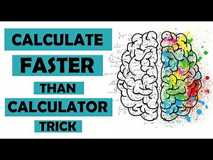Fast Calculation Mathematics Magic Trick by mathOgenius