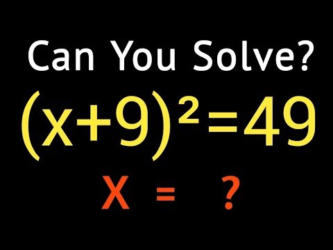 The Biggest Algebra Pitfall! Can You Find x?