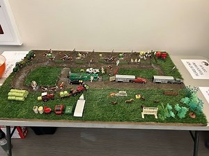 1/64 Scale Farm Display of a Southern Saskatchewan Cattle Ranch