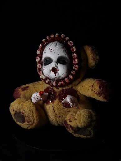 Creating a Cute and Creepy Teddy Bear Art