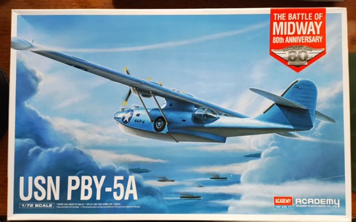【模型测评】爱德美 1/72 PBY-5A卡特琳娜水上飞机模型