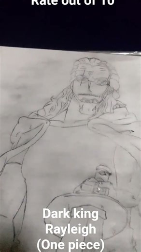 Drawing Dark king Rayleigh from one piece