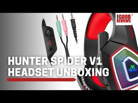 Hunter Spider V1 Gaming Headset Unboxing