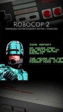 RoboCop 2 (Nintendo Entertainment System/ Famicom) #retrogaming #nintendo