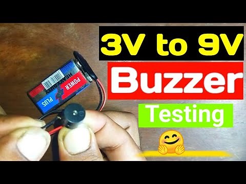 How to Make Piezo Buzzer Testing at Home | 3V to 9V Buzzer | Very Easy 🤗🤗 | #MainElectric