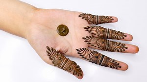 299K views · 1K reactions | Stylish Simple Finger Mehndi Design| Mehandi Design 2024 | henna in this video tutorial i will show you step by step very easy mehndi design hope it's very helpful for beginners mehndi artist: Beautiful Henna #mehndi #mehendi #mehandi #henna #arabic #design #art #artist #creative #wedding | Beautiful Henna | Facebook