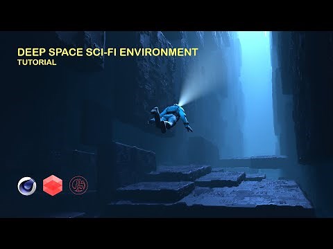 Deep Space Sci-Fi Environment Art Tutorial | Cinema 4D | Redshift | JSplacement | Concept Art
