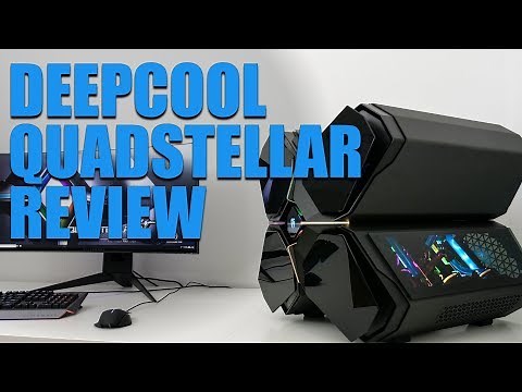 Deepcool Quadstellar Chassis Review. A case with a brain!