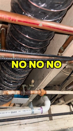 Rigid metal duct moves air efficiently. This junk does not. Someone swapped in cheap flexible duct where rigid ductwork should be. It’s rusting, barely connected, sagging, and killing airflow. That means reduced efficiency, uneven heating, and higher utility bills. Shortcuts like this cost you long term. Install it right or fix it later. Your call. 📲 Call the pros before it turns into a bigger problem, and call us to find them! Peak to Peak Home Inspection New Construction Experts 🤝 (248)-607-
