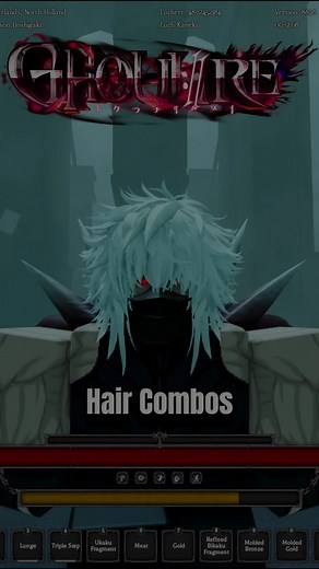 GHOUL://RE Hair Combos PT.3#roblox #robloxfyp #robloxfypシ #viral #fyp #ghoulre #ghoul #ccg #update #haircombo