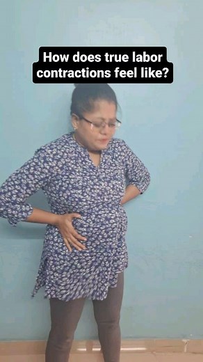 8.8K views | Labor contractions cause discomfort or a dull ache in...