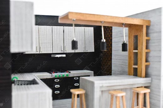 Mobiliarios a Esc. 1:50 #maqueta #arquitectura #bolivia🇧🇴 #fyp #tumikamaquetas