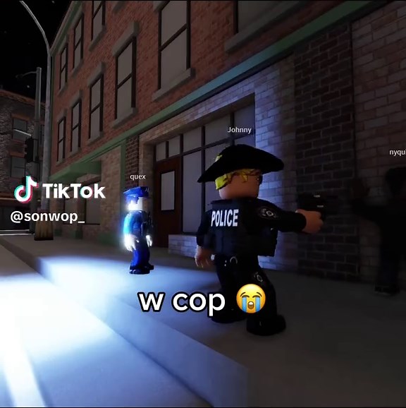 Get sturdy Roblox police moment