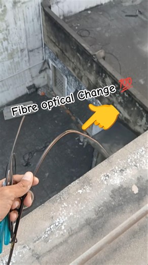 Copper cable two change Fibre optical installation 😱