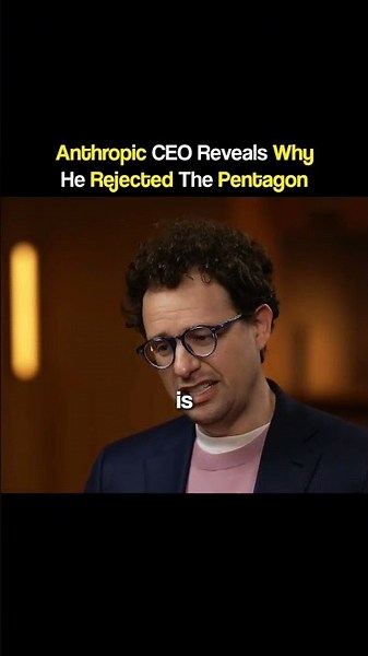Why Anthropic CEO Rejected the Pentagon's AI Contract