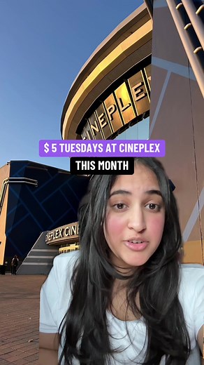 Enjoy $5 Movies and Popcorn at Cineplex Tuesdays