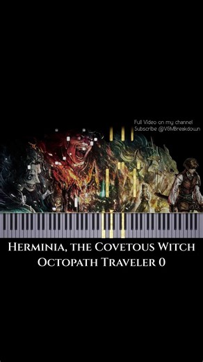 Herminia's Theme (From Octopath Traveler 0/Champions of the Continent) #octopathtraveler #vgm #piano