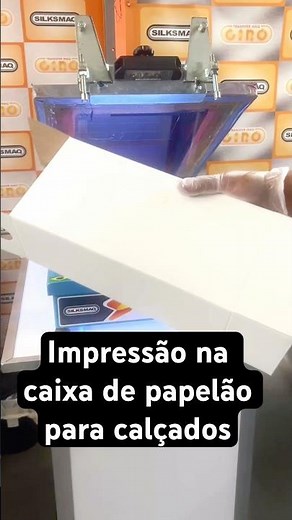 Máquina semi automática de imprimir caixa sacola adesivo Silk Plana 35x25 SILKSMAQ #serigrafia