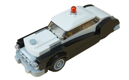 乐高MOC教程 老式警车 拼搭指南