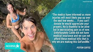 TikTok Star Caleb Coffee is on the road to recovery after a horrifying accident where he slipped and fell while hiking with three of his friends in Hawaii. | Access