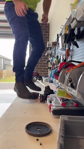 Reply to @weelittleparker work bench #tools #workshop #lawntok #lawncaresetup #mowing #grasstok