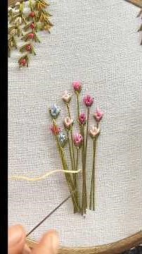 Flower bouquet easy embroidery design