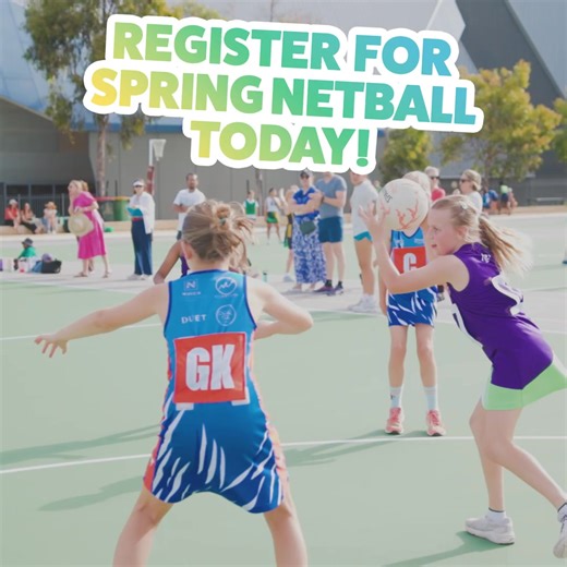 Spring Netball is back across WA! 🌸 Registrations are now open. Enjoy weekday games & fun vibes. | Netball WA