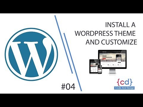 wordpress theme customization step by step | WordPress for Beginners | #4