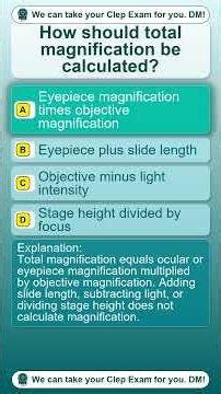 CLEP Biology Lab Questions
