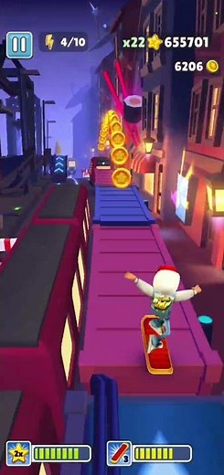서브웨이서퍼 67만점 달성! #shorts #subwaysurfers #서브웨이서퍼