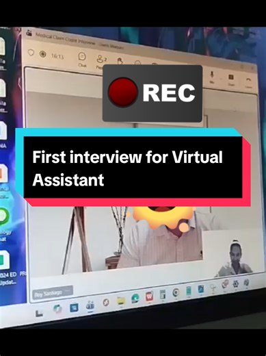 My first time interview Virtual Assistant better luck next time #virtualreality #virtualassistant #highlight #everyoneシ゚ #follower