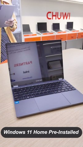 CHUWI FreeBook 2-in-1 Laptop 13.4'', 16GB LPDDR5 RAM 512GB SSD, Intel N150(up to 3.6GHz), FHD 2520 * 1680, 2TB SSD Expand, Windows 11 Touchscreen Laptops, Backlit Keyboard, WiFi 6, BT5.2, Type-C