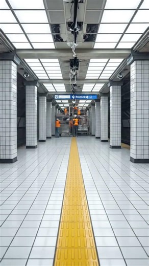 See How They Rebuilt This Dying Subway Station #beforeandafter #construction