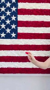 I built a giant edible American flag from candy
