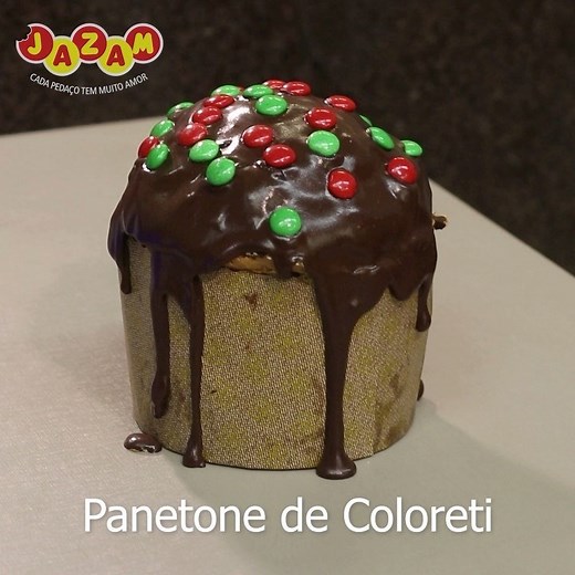 🚨Alerta de delícia passando no seu feed! 🚨 Em mais um tutorial especial de natal, a Jazam te ensina a preparar panetone delicioso de Coloreti, para fazer pra família, amigos e claro, para seus clientes! 🎅🏼🎄 . Anote os ingredientes 📝 e aperte o play ▶️. . Ingredientes . 1 Panetone de Chocolate 1 Pacote de Coloreti 1,01Kg 100g de Creme de Leite 200g de Chocomais Meio Amargo . . . Modo de preparo Em um recipiente coloque 200g de Chocomais Meio Amargo e derreta de 15 em 15 segundos no microond