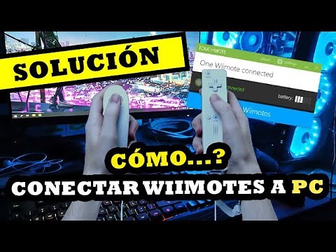 Connect Nintendo Wii Wiimotes to PC with Touchmote EXAMPLES setup and connection step by step