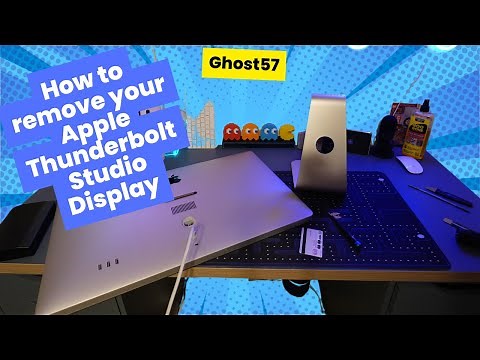 How to Detach the Factory Stand from Your 27-Inch Apple Thunderbolt Studio Display