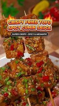 Spicy Cumin Smothered Crispy Tofu Recipe | Xiao Li's Kitchen | Quick & Easy Chinese Recipes