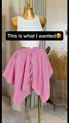 How to make an handkerchief skirt #handkerchiefskirt #skirt #sewingtutorial #sewingtutorial