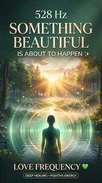 528 Hz – Something Beautiful Is About to Happen ✨ Love Frequency | Positive Energy & Deep Relaxation