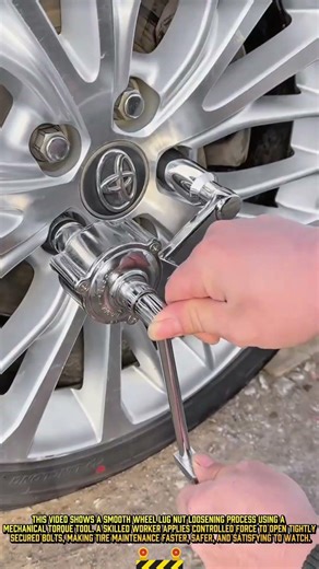 Loosening & Removing Wheel Lugs for Easy Tire Maintenance #automobile