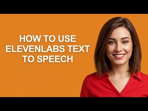 How To Use Elevenlabs Text To Speech - AshleyHowTo